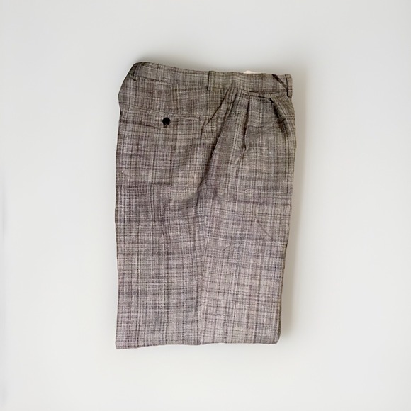 Missoni Vintage Linen/Silk Blend Mens Highrise Trousers Pants Size 50-34 - Picture 5 of 11
